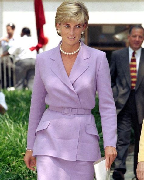 princess diana purple suit